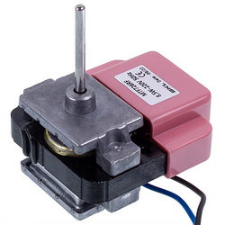 Двигун вентилятора SKL MTF726RF 8.5W 220V (вал 38x4mm) з крильчаткою (D=100mm) для холодильника