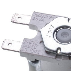 Клапан електромагнітний 1WAY/180/in 8mm/out 6mm 220-240V UNOX EL1436B
