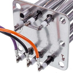 Тін парогенератора з прокладкою Rational 87.00.366 9000W 230/400V L=190mm, фланець 82x80mm