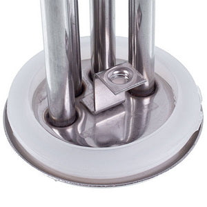 Тін для бойлера EAZIL 1300W L=310mm (нержавіюча сталь), фланець 64mm, анод M6, 2 трубки під датчик