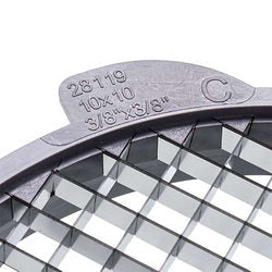 Набір для нарізки кубиками 10x10x10mm Robot Coupe 28112 D решітки = 205mm D слайсера = 190mm