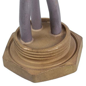 Тін для чавунних батарей Kawai 1200W (нержавіюча сталь) L=365mm D різьблення = 1 1/4&amp;різьблення (різьба ліва)