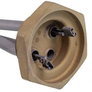 Тін для чавунних батарей Kawai 1200W (нержавіюча сталь) L=365mm D різьблення = 1 1/4&amp;різьблення (різьба ліва)