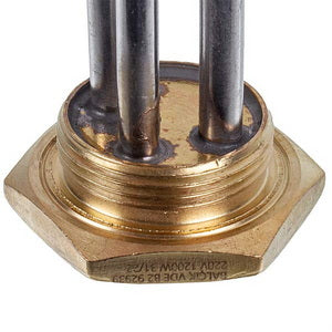 Тіни для чавунних батарей BALCIK 1200W (нержавіюча сталь) L=350mm D різьблення = 1 1/4&amp;apos&amp;apos (різьба права)