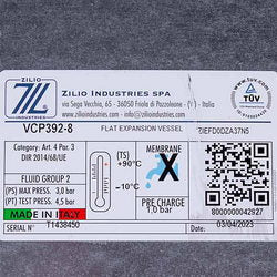 Розширювальний бак Zilio 8 л 1/2'' для газового котла 13С0000811