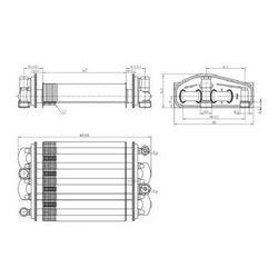 Теплообмінник бітермічний для газового казана Teplowest Optima АГД-18 2.55.35.064.02