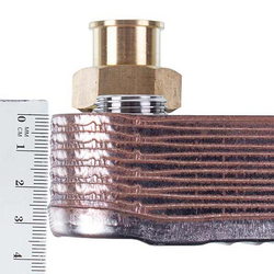 Теплообмінник для газового котла 15002479 (12 пластин)