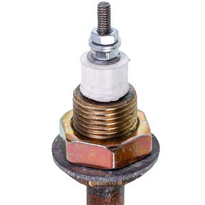 Тін для дистиллятора 3000W (мідний) L=325mm M18 (загнутий)