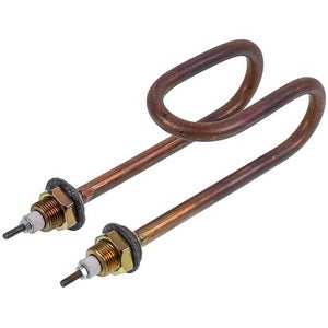 Тен для дистилятора 2000W (мідний) H=190mm B=60mm M18 (лижа)