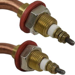 Тін для дистиллятора 2 кВт, 220 В (мідний) H=150 мм, M16 (загнутий)