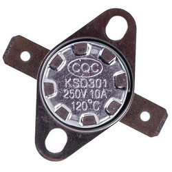 Термостат перегріву 120°C 10A 250V KSD301 для газової колонки