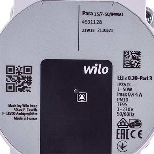 Частотний циркуляційний насос в зборі Wilo Para 15-130/7-50/iPWM1 для електричного котла Kospel, Vitotron 100, Habitatl 02086