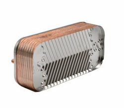 Теплообмінник пластинчастий (16 пластин) для газового казана A00540043