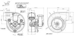 Вентилятор Fime 50 Вт для газового казана Junkers/Bosch 8707204038