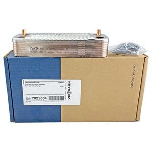 Теплообмінник пластинчастий ГВП Swep (14 пластин) для газового котла Viessmann WH1D, WB1B, WB1C 26-30 кВт 7829304