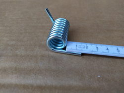 Торсійна пружина кручення для притискного гриля Sirman CORT серії, права