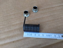 Торсіонна пружина кручення для притискного гриля Sirman, Fimar, Electrolux