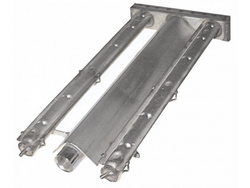 Пальник 2-х рядний 430x205x45mm для газового лава гриля Electrolux Professional/Zanussi 104122