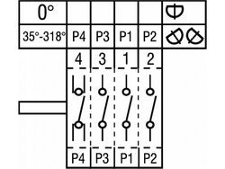 Потенціометр кулачковий перемикач для обладнання Zanussi, Electrolux 0K5063
