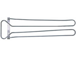 Тен для духовки, гриля, сковороди Zanussi, Electrolux 1500Вт, 400В, фланець 162x18мм