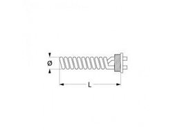 Тін бойлера для кофемашини Nuova Simonelli, Rancilio 2600Вт, 230В, фланець різьб.1¼"