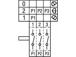 Пакетний перемикач кулачковий GOTTAK 8603000 для посудомиючої машини Fagor FI48, FI64 серії