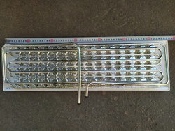 Випарник на 60 кубиків льоду 665x190x40mm для льодогенератора 750202