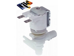 Соленоїд зливний клапан для льодогенератора Electrolux, Icematic, Scotsman, Simag підключення 11,5мм/11,5мм