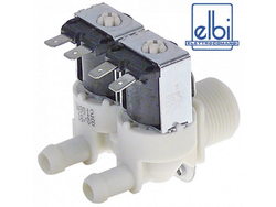 Клапан подачи воды соленоид ELBI для льдогенератора Scotsman MC1210, MC45, MC46, MC46SPLIT, MXG серии, двойн.прям.