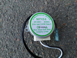 Мотор редуктор двигун ванни Dexun 50TYZ-E для льодогенератора Saro ЕВ 15, Hendi 325-5047