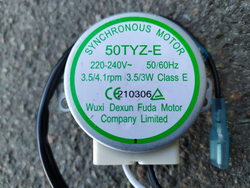 Мотор редуктор двигун ванни Dexun 50TYZ-E для льодогенератора Saro ЕВ 15, Hendi 325-5047