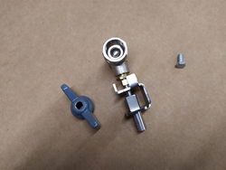 Кран кульовий вентиль для марміту, макароноварки Electrolux, Zanussi, Alpeninox підключення 3/8" на 3/8"