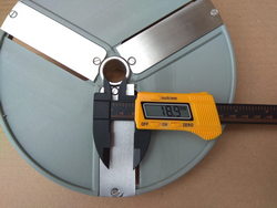 Диск-слайсер скибочки 2мм ніж насадка D=206mm для овочерізки 699777