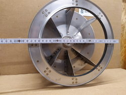 Крильчатка вентилятор турбіна для пароконвектомату Angelo Po FC611, FM611 серії ø238мм