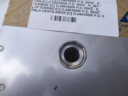 Крыльчатка вентилятор турбина для пароконвектомата Lainox KME, KMG серии ø240мм