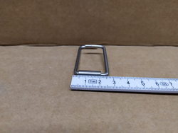 Скоба замка ручки дверей для пароконвектомата Electrolux, Foinox, Lainox, Leventi, Mareno, Olis 0C6978 R61620132 54мм.