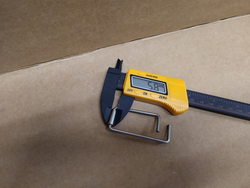 Скоба замка ручки дверей для пароконвектомата Eloma, Primax, Tecnoeka, Retigo 61мм.