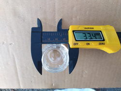 Стекло камеры плафон для пицца печи Angelo-Po, MBM, Pizza-Group 40мм