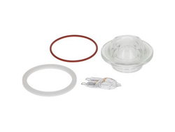 Кришка плафона + ущільнювачі + лампа галогенна Unox, Apach, Garbin 358136