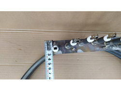 Тен для пароконвектомата, конвекційної печі Wiesheu-Wiwa, DEBAG 415830 7000W 230V фланець 170x30mm