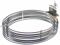 Тен для пароконвектомата Rational 418376 18000W 230V фланець 140х62mm