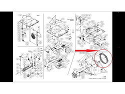 Тен для пароконвектомата Convotherm 418768 18900W 230V фланець 70x90mm
