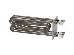 Тен бойлера для пароконвектомата Rational 415550 9000W 230V фланець 82x82mm