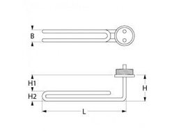 Тен Electrolux, Juno, Therma 415580 5000W 400V (універсальний)
