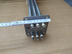 Тен бойлера для пароконвектомата Retigo 420360 12000W 230V фланець 83x95mm