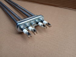 Тен бойлера для пароконвектомата Frima, Rational 417686 6000W 400V фланець 70x18mm