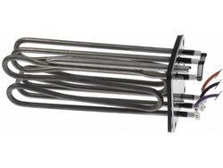 Тен бойлера для пароконвектомата Frima, Rational, Metos, Alba, Gisi, Appetito 417694 9000W 230V фланець 82x82mm