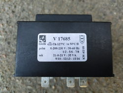 Трансформатор HAHN V17685 для пароконвектомата Rational, Metos CCC, CCM серии 230В-21В