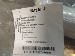 Ущільнення дверей резинка для пароконвектомата Rational CM, CD, CC 10рівн.серії, 480x725мм