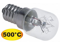 Лампочка освещения 500°C, цоколь E14
